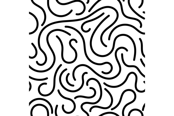 Download Abstract Curve Lines Seamless Pattern. W - Curve Collection