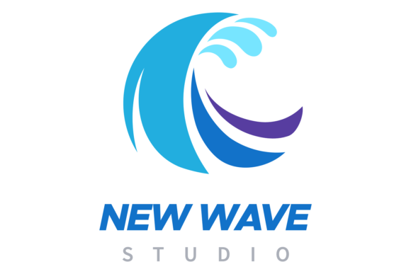 Download Wave Logo. Blue Water Curve. Motion Symb - Curve Collection