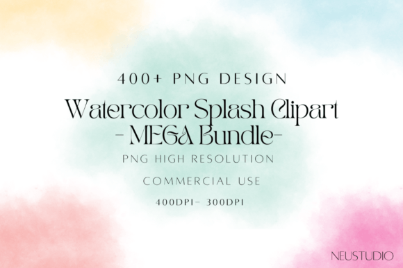 Download Watercolor Splash PNG MEGA BUNDLE - Watercolor splash Collection