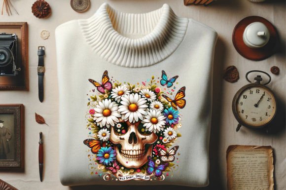 Download Soulful Skull Bohemian Art - Premium Resources