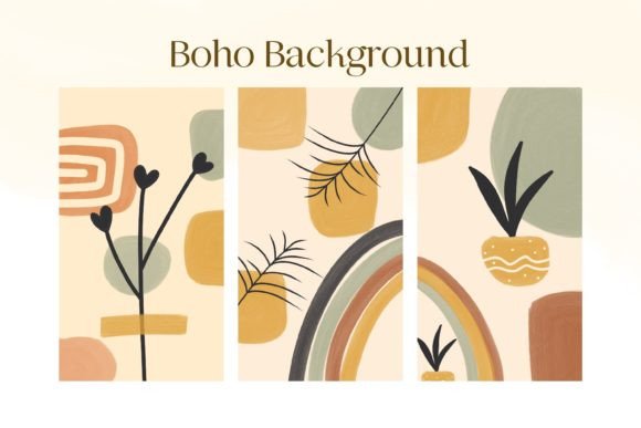 Download Bohemian Art Background Set - Premium Bundle