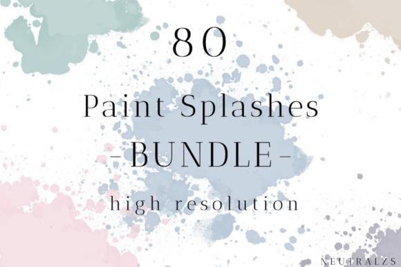 Download Pastel Watercolor Splash Clipart Bundle - Watercolor splash Collection
