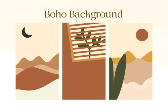 Download Bohemian Art Set Background - Premium Bundle