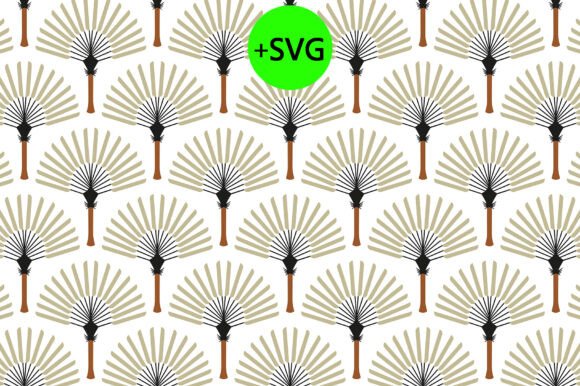 Download Bohemian Art Deco Fans Traveler's Palm - Premium Resources