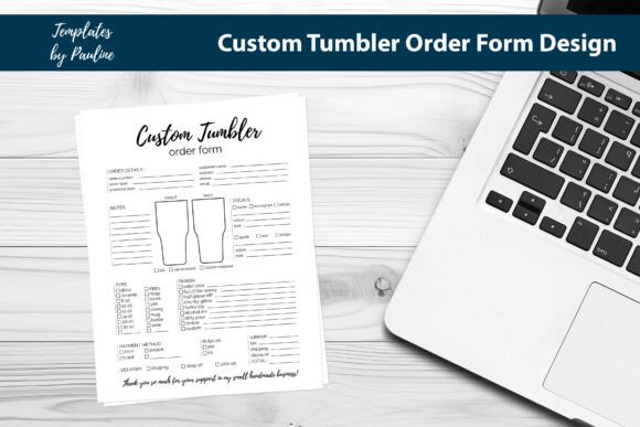 Download Tumbler Order Form, Cup Order Form - Form Collection