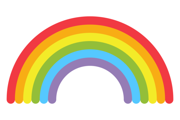 Download Rainbow Curve Icon. Color Gay Pride Shap - Curve Collection