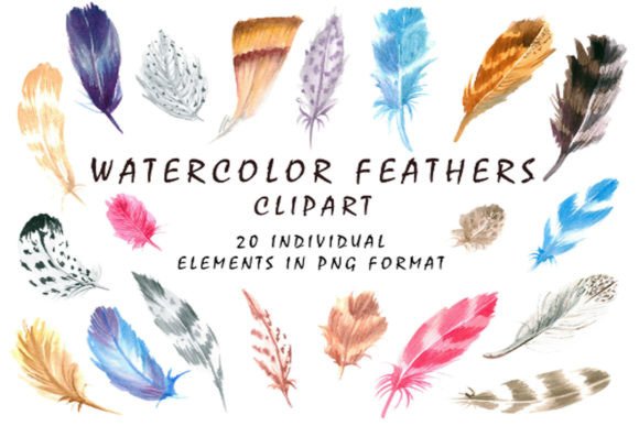 Download Watercolor Bohemian Clipart. - Premium Bundle