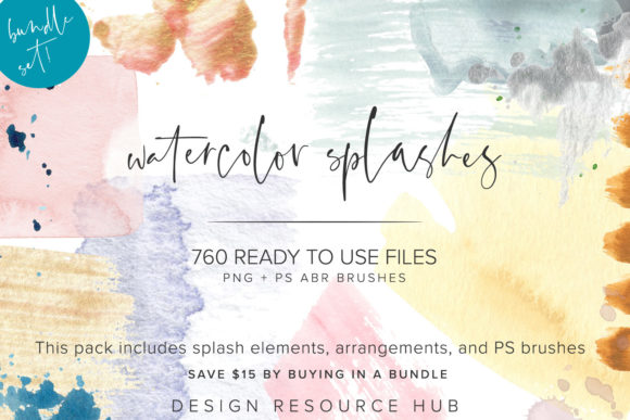 Download Watercolor Splash Pack - Watercolor splash Collection